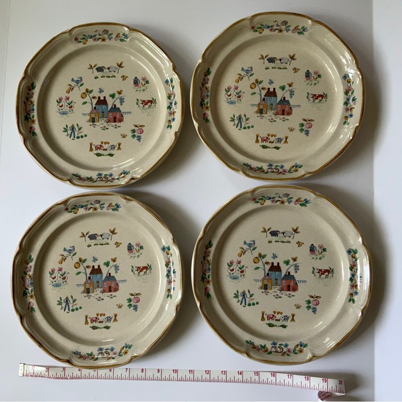 Internacional Heartland 7774 Country Theme plates - Picture 4 of 5